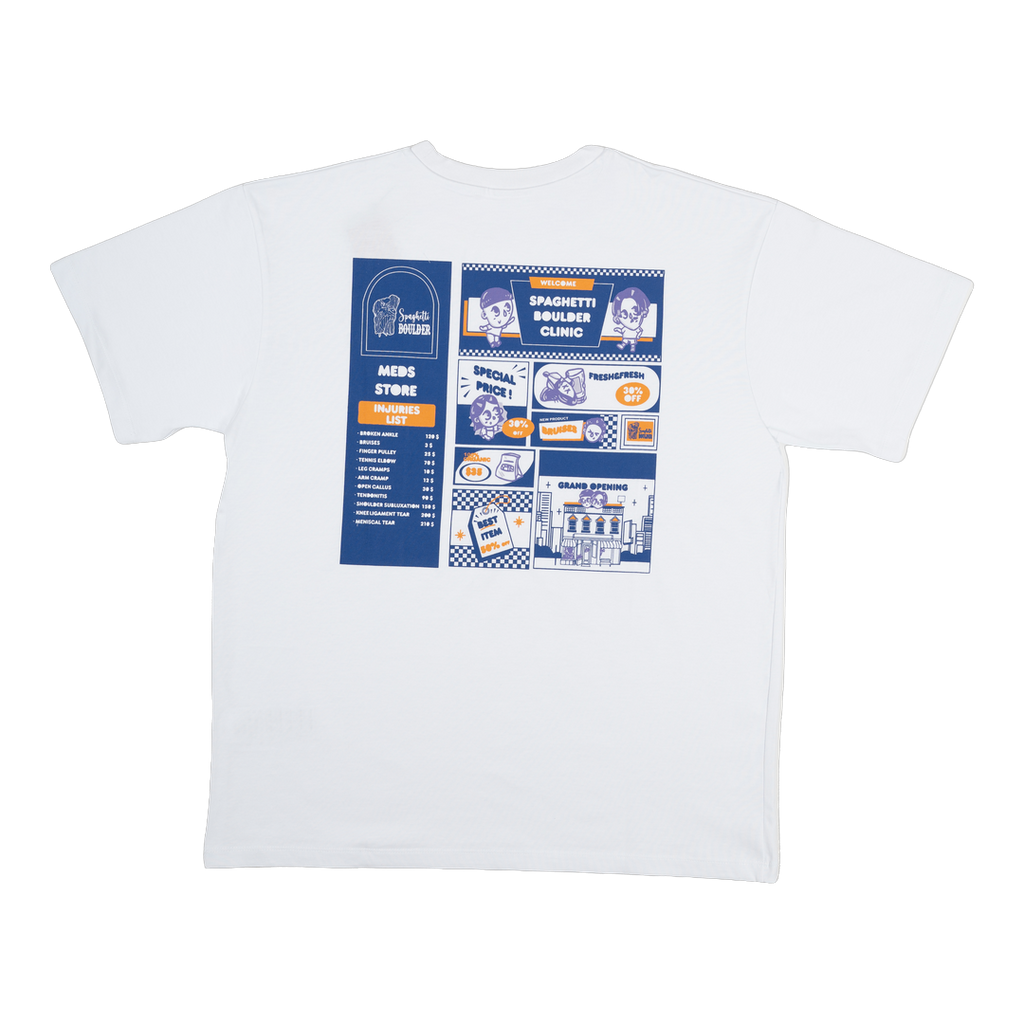 Spaghetti boulder t-shirt uomo CLINIC SS
